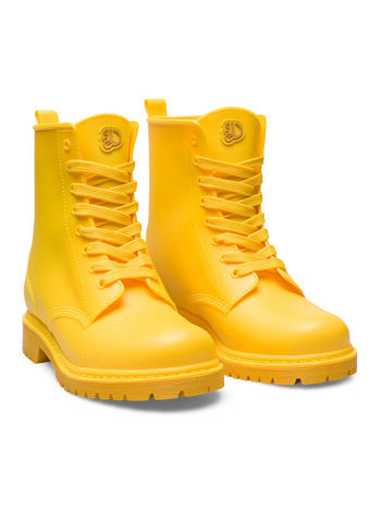 Gelbe Regenstiefel für Frauen