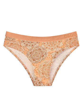 Lustige Modal-Damenhöschen Beige Mandala