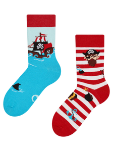 Lustige Kindersocken Pirat