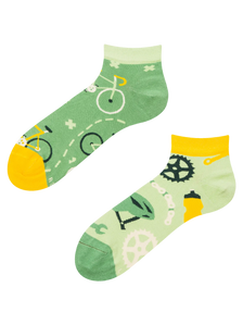 Lustige Knöchelsocken Radfahren
