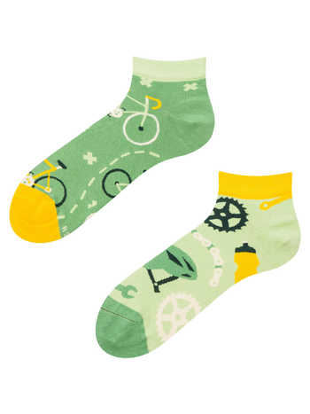 Lustige Knöchelsocken Radfahren
