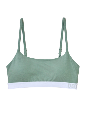 Salbeigrüne Modal-Damenbralette
