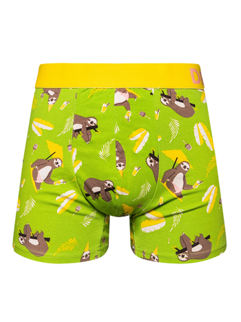 Lustige Boxershorts für Männer Party-Faultier