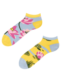 Lustige Knöchelsocken Seerose