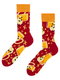 Lustige Socken Bier und Schafe