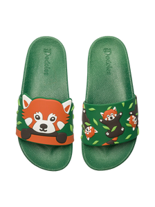 Lustige Pantoletten für Kinder Roter Panda