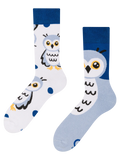 Lustige warme Socken Schneeeule