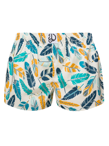 Lustige Damenshorts Federn