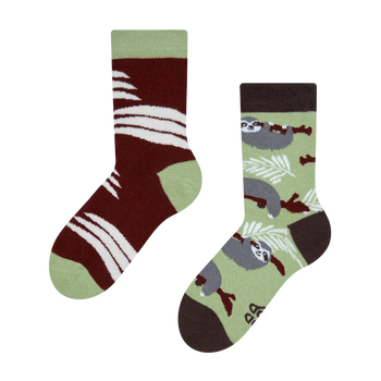 Lustige Kindersocken Faultier