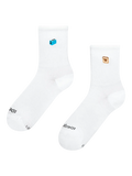 Gerippte Mid-Calf-Socken Love Served Warm