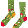 Lustige Socken Pilzjagd