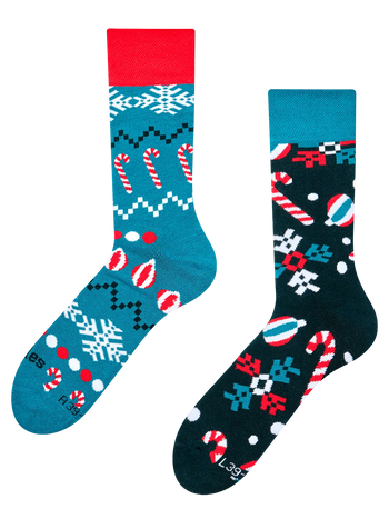 Warme Socken Weihnachtsstimmung