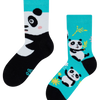 Lustige Kindersocken Panda