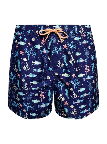 Lustige Badeshorts für Männer Meeresleben