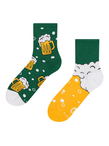 Lustige Crewsocken Bier und Seifenblasen