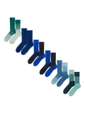 6er-Pack warme Socken – Eisige Töne