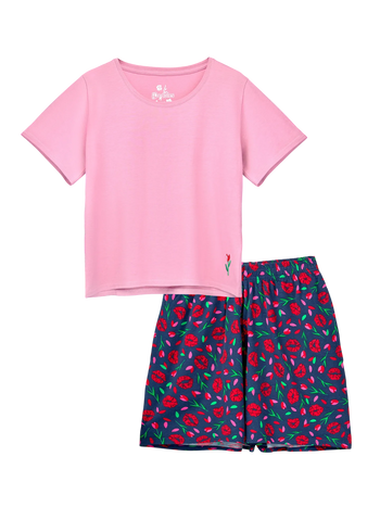 Lounge-Set für Damen Tulpenlippen