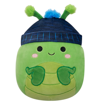 Squishmallows Trenton die grüne Gottesanbeterin mit Beanie, 20 cm