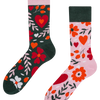 Lustige Socken Blumenliebe