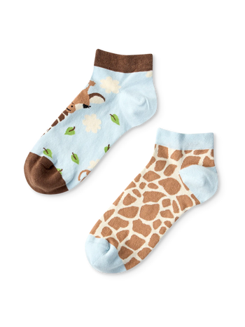 Lustige Knöchelsocken Niedliche Giraffe