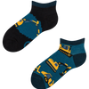 Lustige Knöchelsocken für Kinder Bagger