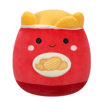 Squishmallows Ansel die rote Tüte Kartoffelchips, 20 cm