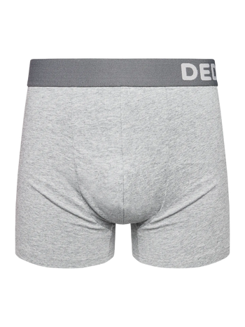 Dunkelgraue Melange Boxershorts für Männer