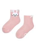 Cutecore-Socken für Mädchen Weißes Kaninchen
