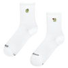 Gerippte Mid-Calf-Socken Playful Avocados