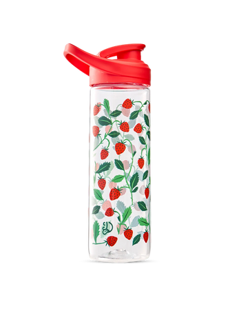 Lustige Wasserflasche Kleine Erdbeeren 700 ml