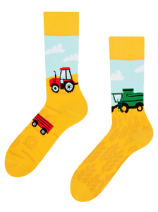 Lustige Socken Traktor