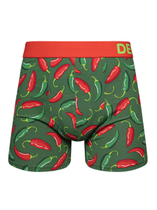Lustige Boxershorts für Männer Chilischoten