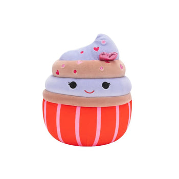 Squishmallows Tess der Schokoladen-Cupcake mit gewirbeltem Zuckerguss und Streuseln, 20 cm