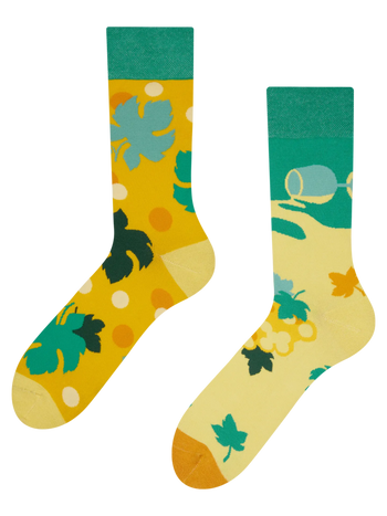 Lustige Socken Weinrebe