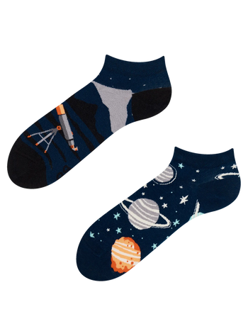 Lustige Knöchelsocken Kosmos