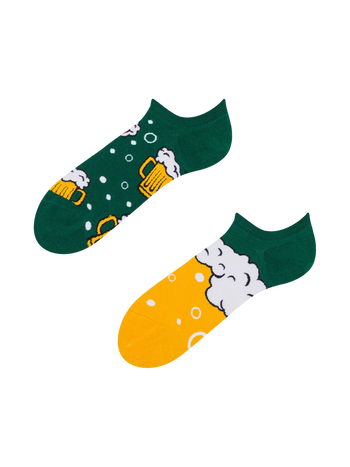 Lustige Sneakersocken Bier und Seifenblasen