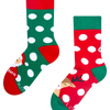 Lustige warme Socken für Kinder Weihnachtsmann und Rudolph