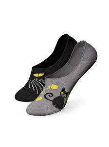 Lustige No-Show-Socken Katzenaugen