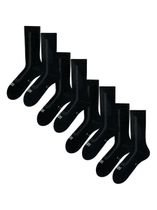 4er-Pack Merino-Frotteesocken – Schwarz