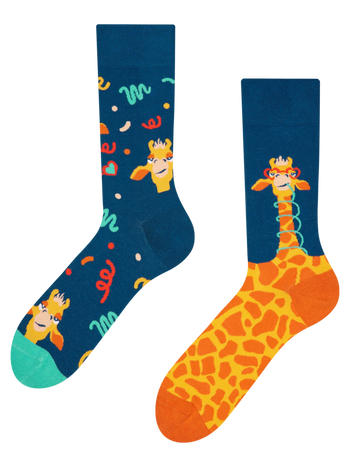 Lustige Socken Lustige Giraffe