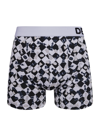 Lustige Boxershorts für Männer Schach und Dame