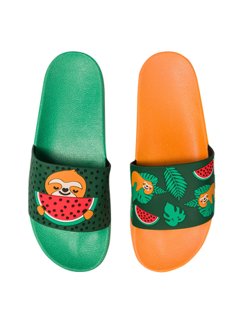 Lustige Pantoletten Strandstimmung