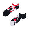 Lustige Sneakersocken Herz-Puzzle