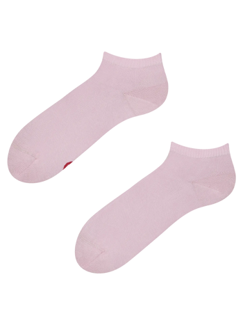 Pastellrosa Bambus-Knöchelsocken