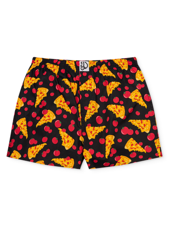 Lustige Shorts für Männer Käsepizza