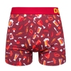 Lustige Boxershorts für Männer Bier und Barbecue