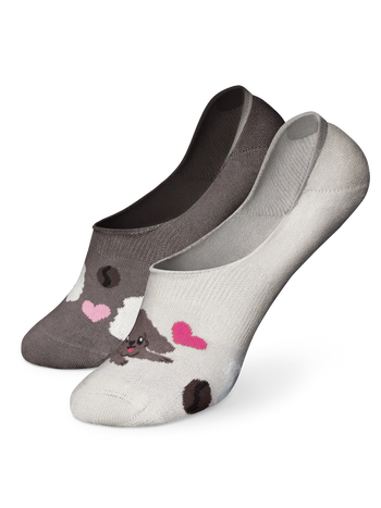 Lustige No-Show-Socken Puppuccino
