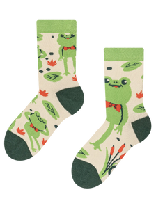 Lustige Kindersocken Kleiner Frosch