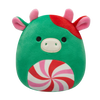Squishmallows Ruben die grüne Kuh mit Wirbelbauch, 20 cm