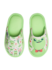 Lustige Hausschuhe für Kinder Kleiner Frosch